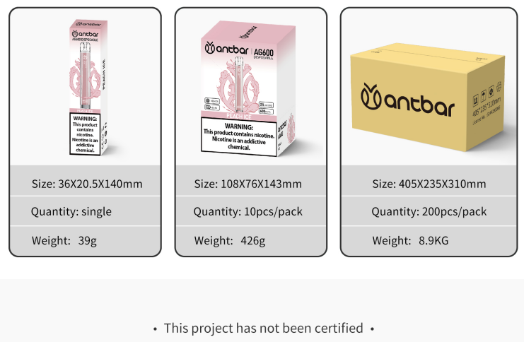 ag600 disposable packlist